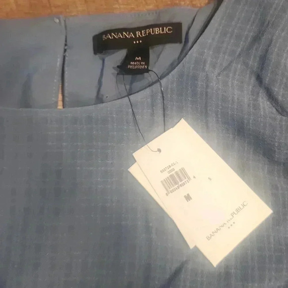 Banana Republic Flutter Short Sleeve Top NWT Size M - Picture 2 of 3